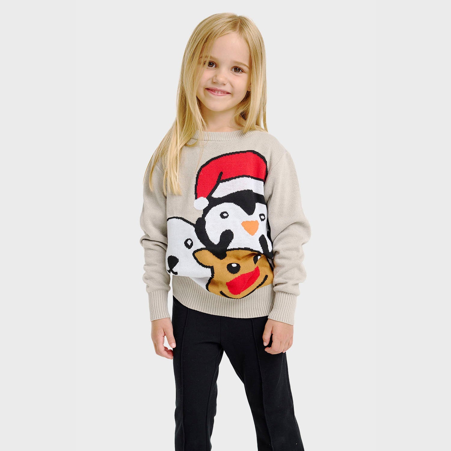 Animal Christmas Sweater – Kids
